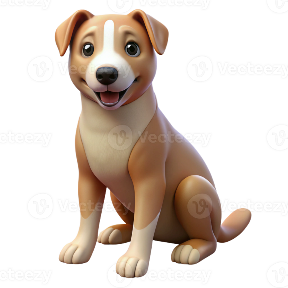 impressive artistic A Loyal Dog Sitting Patiently Warm Indo high quality png