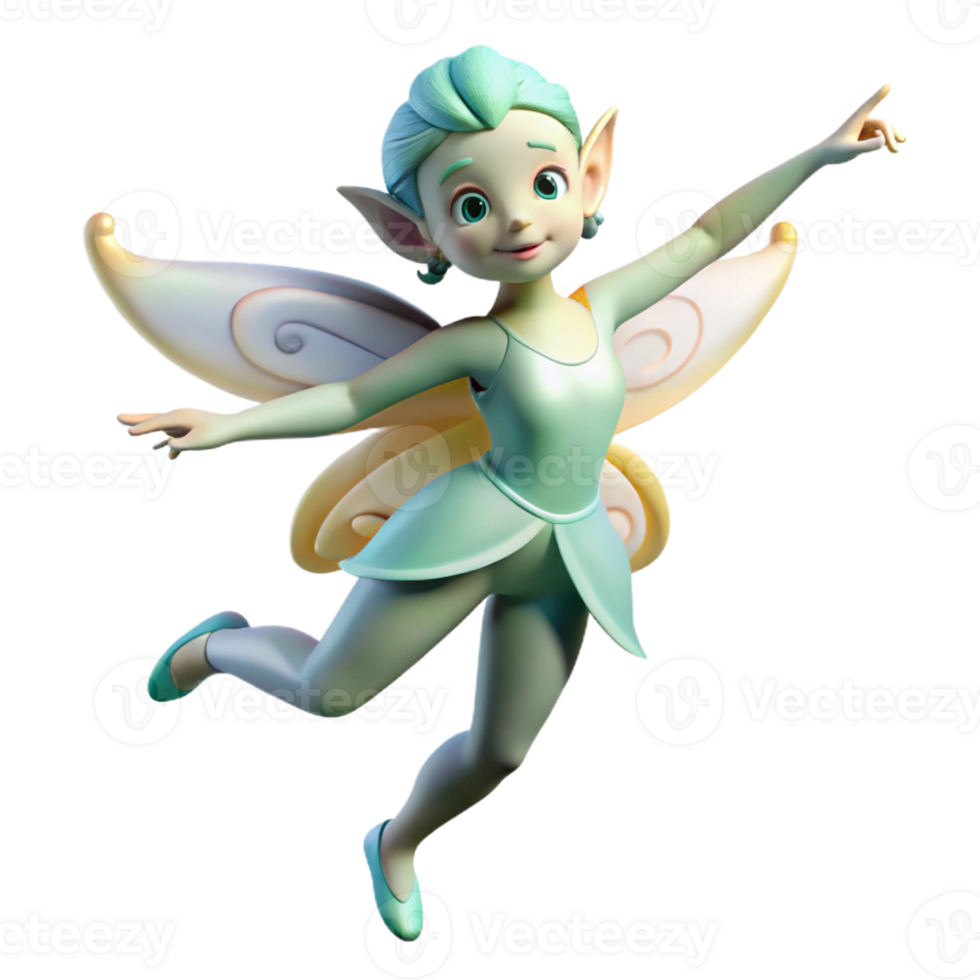 wonderful artistic A Playful Sprite Dancing in a Moonlit Gla high quality png