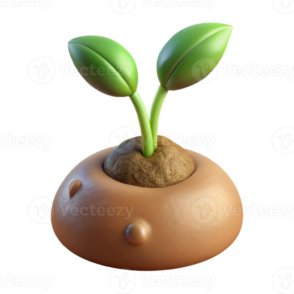 impressive classic A Close Up of a Sprouting Seedling Pushi exclusive png
