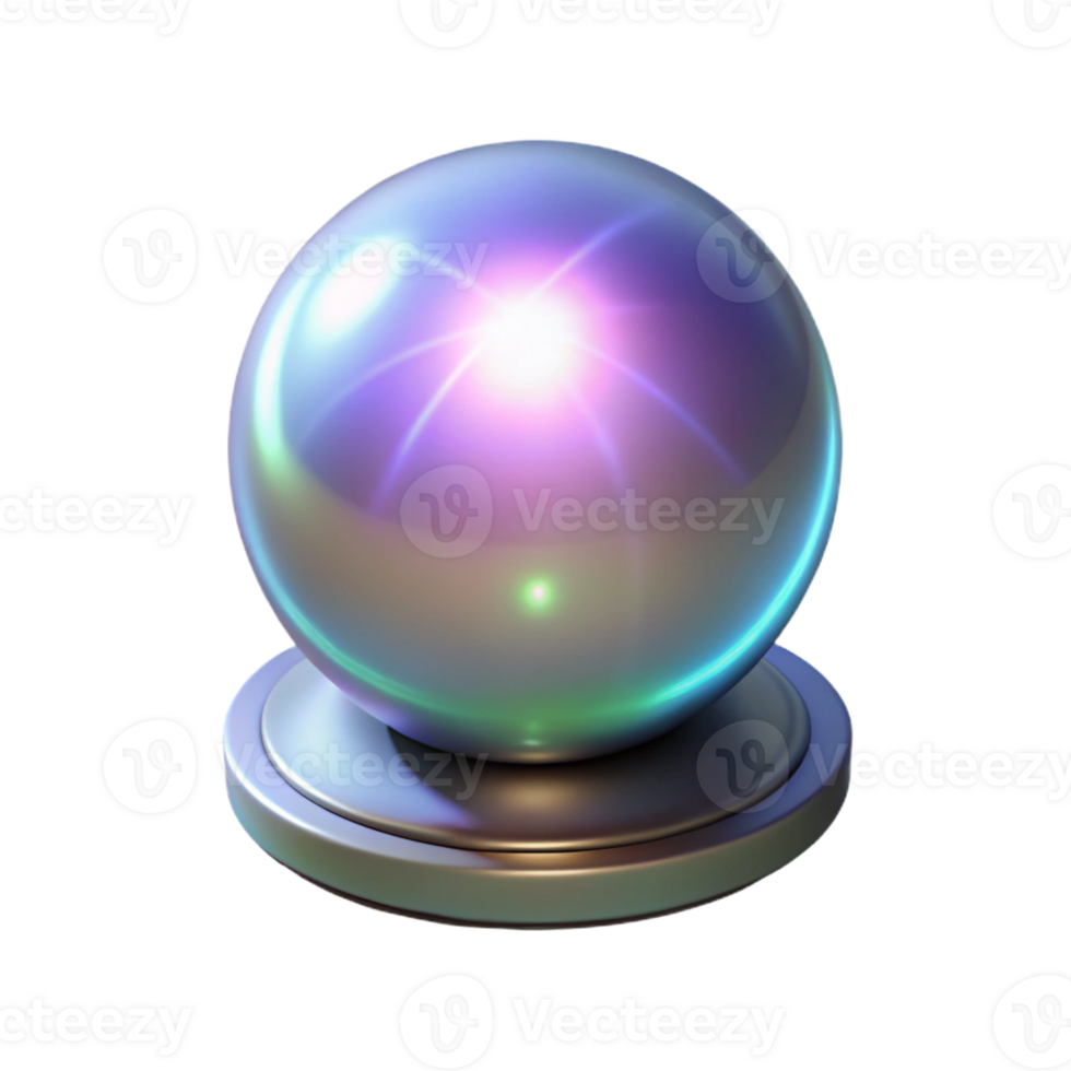 magnificent abstract Holographic Orb Levitating Light Projection genuine png