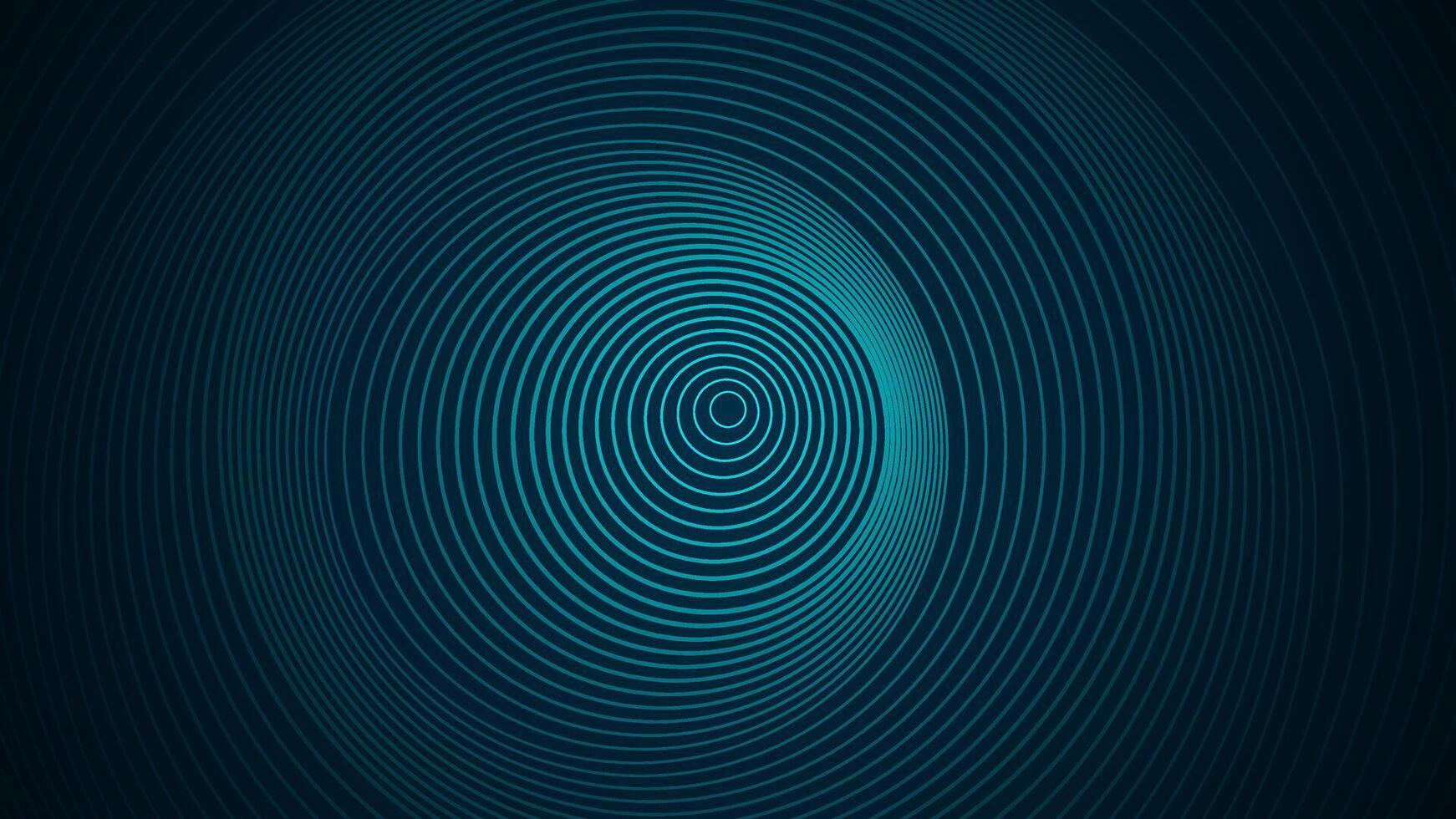 Dark background with circle shapes arranged in an orderly and dimensional manner. vector
