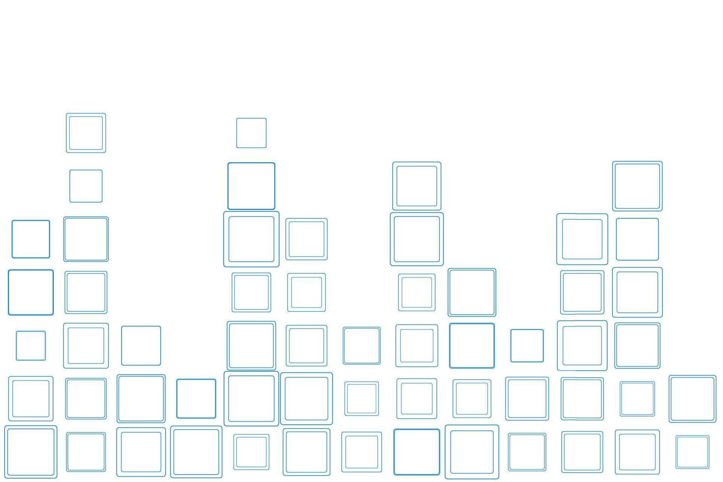 Geometric minimal background with abstract linear squares vector