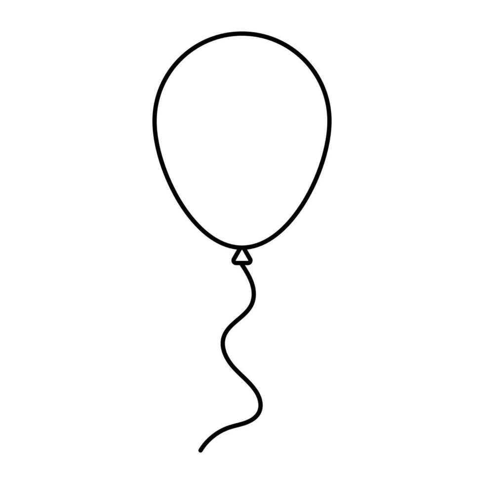 Celebratory Balloon Soaring High in Festive Sky vector