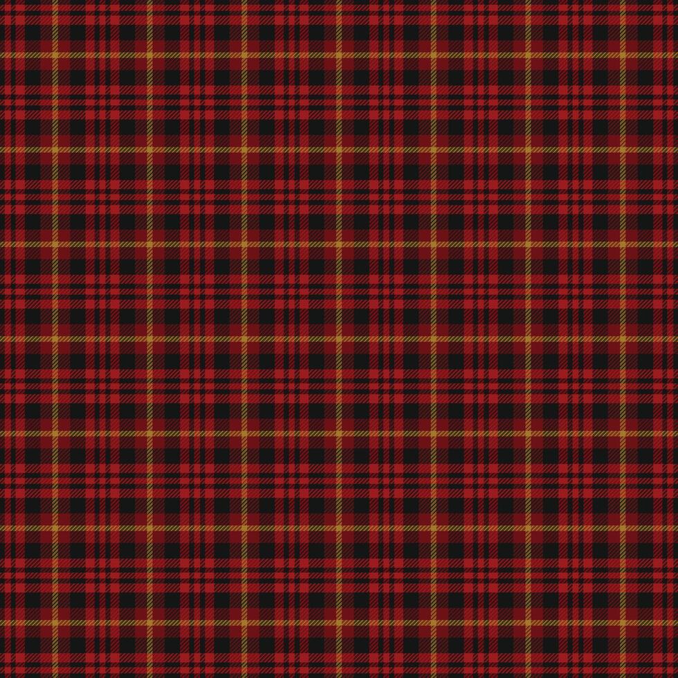 red yellow fashion scottish tartan plaid checkered stripes flannel fabric print pattern background vector