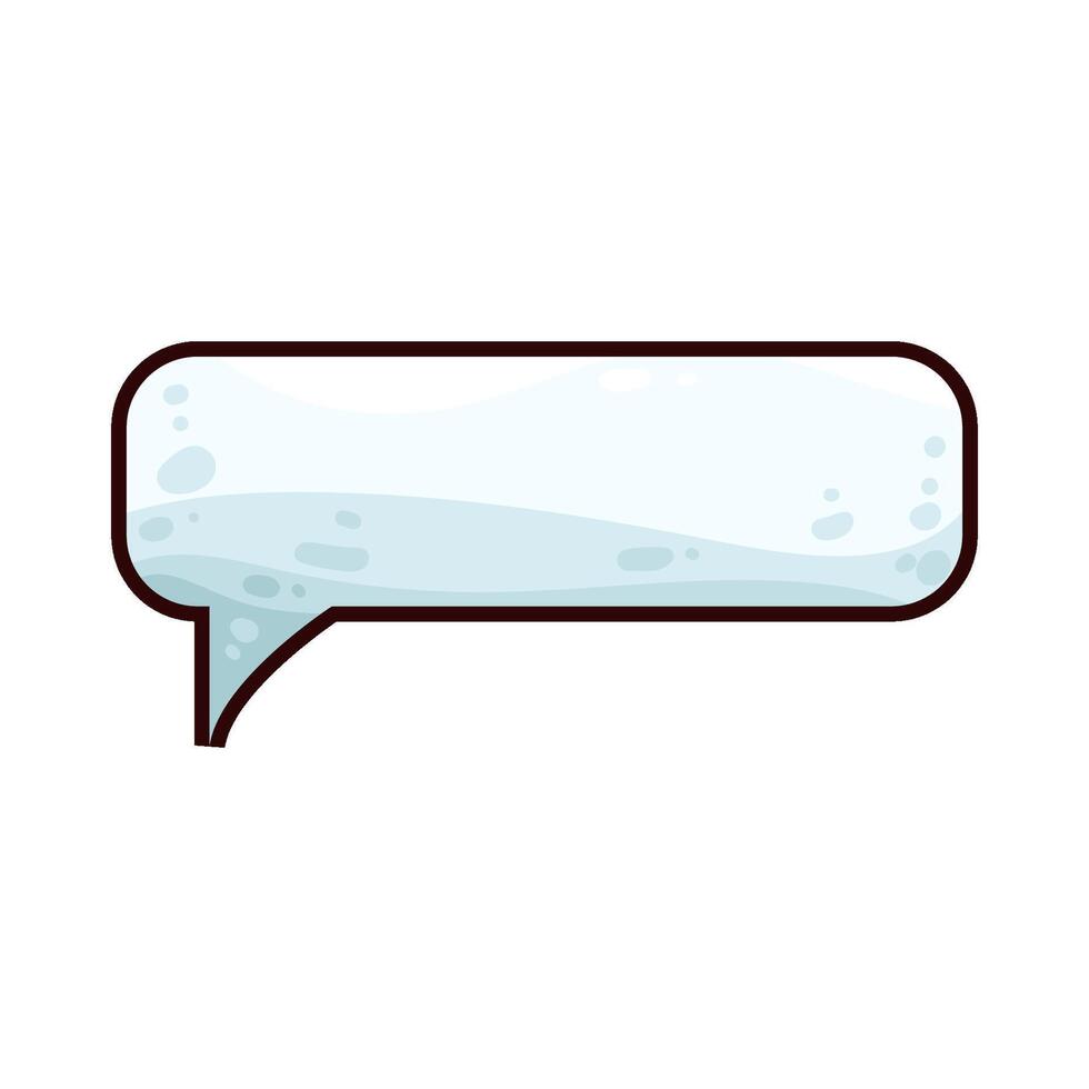 white speech bubble vector