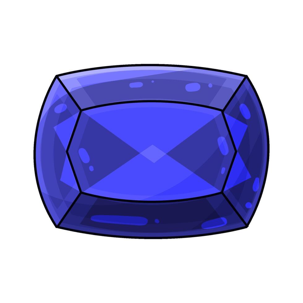 illustration of a Sapphire vector