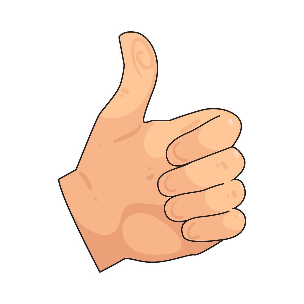 like hand illustration vector