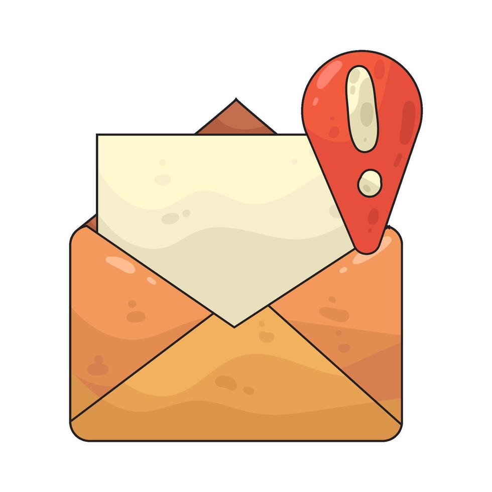 email error illustration vector