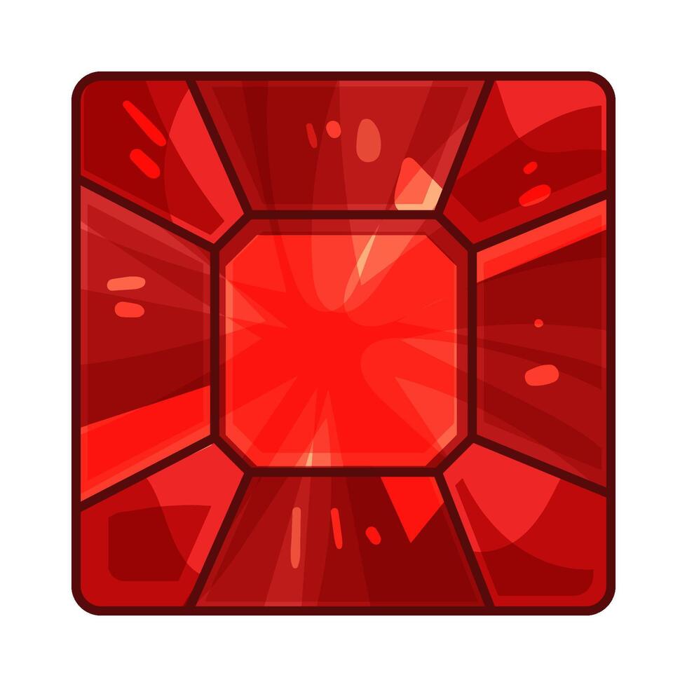 illustration of a Ruby vector