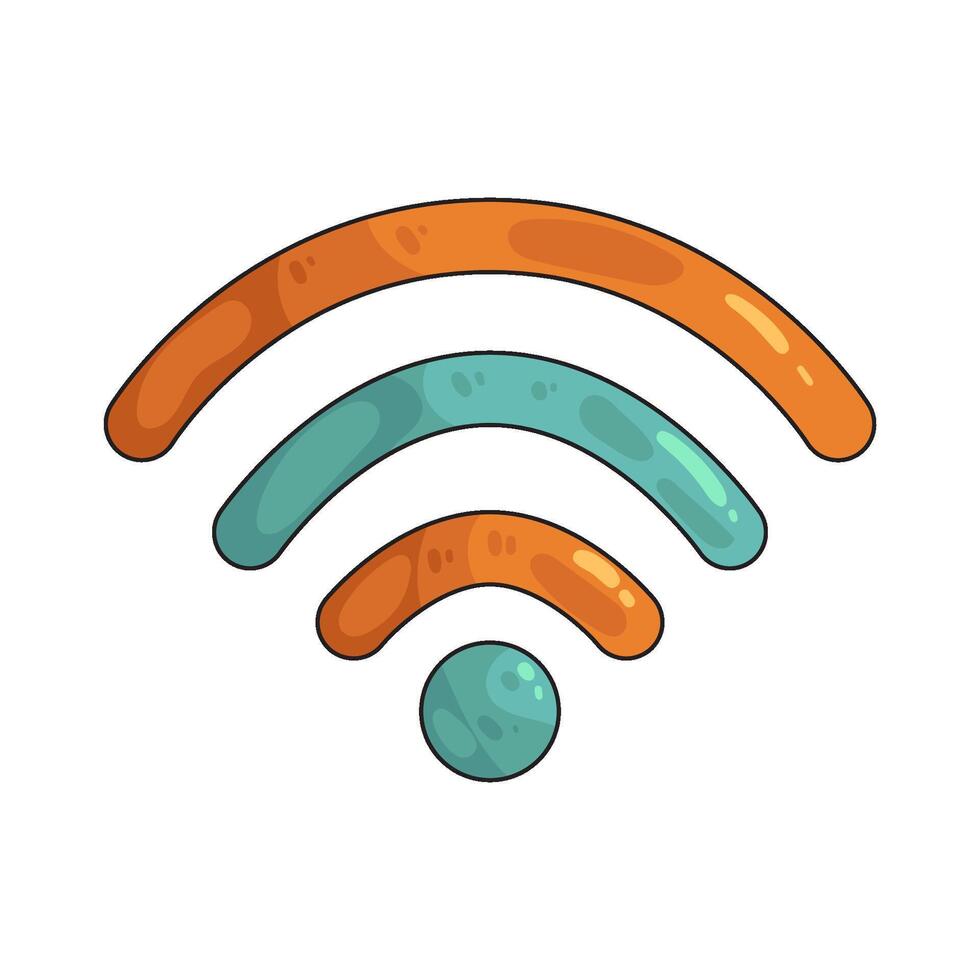 full signal illustration vector