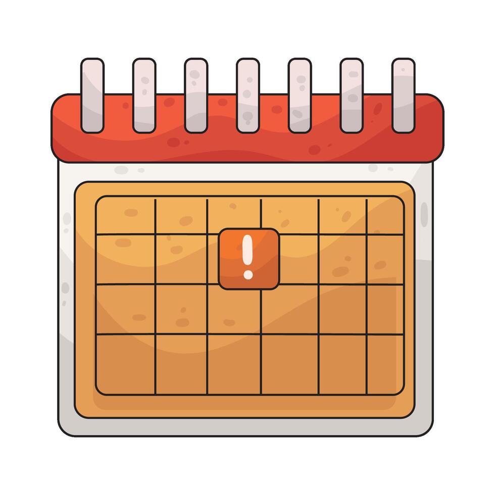 illustration of event calendar vector