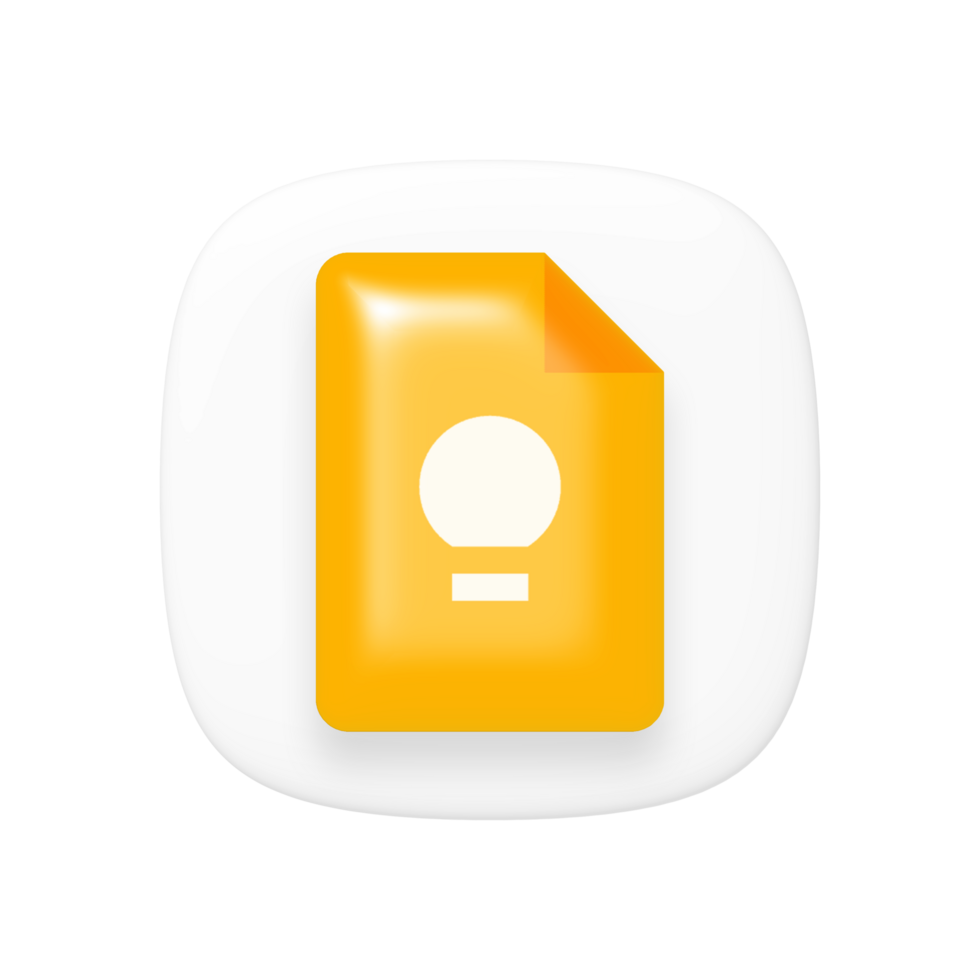 Google Keep logo on transparent background png