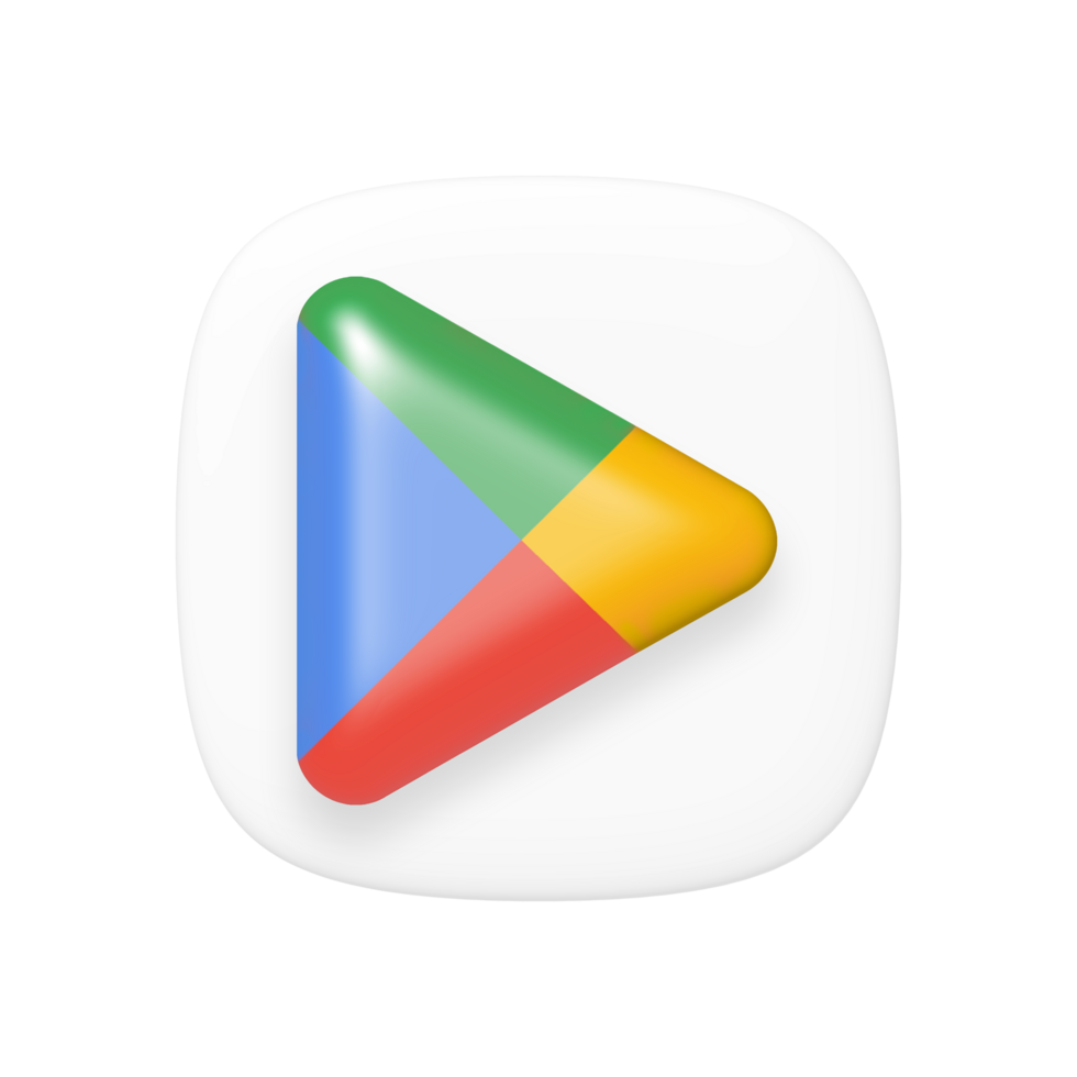 Google Play store app on transparent background png