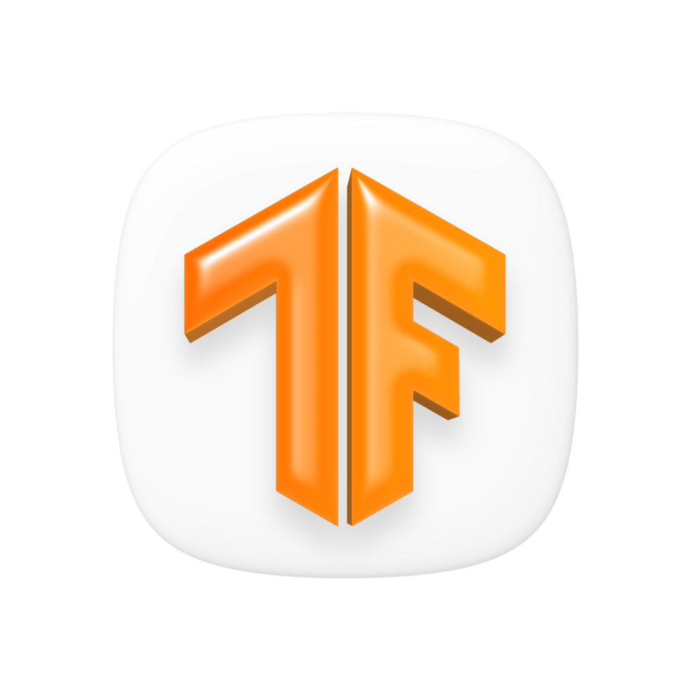 TensorFlow logo on transparent background png