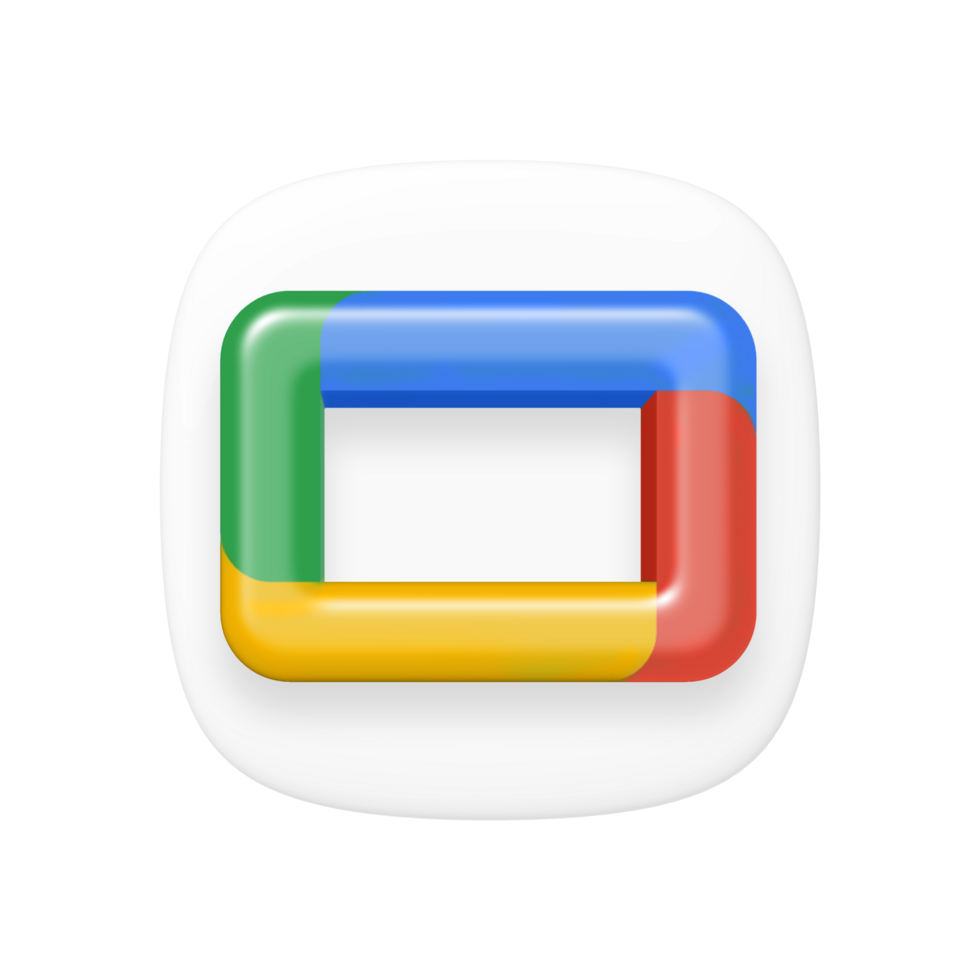 Google TV logo on transparent background png