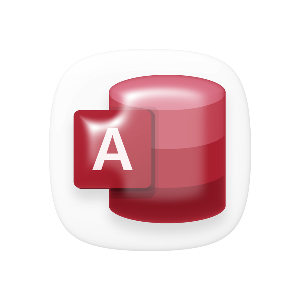Microsoft Access icon on transparent background png