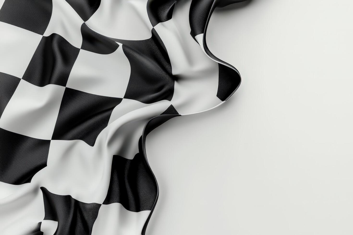 Checkered flag background with black and white checkered flag photo
