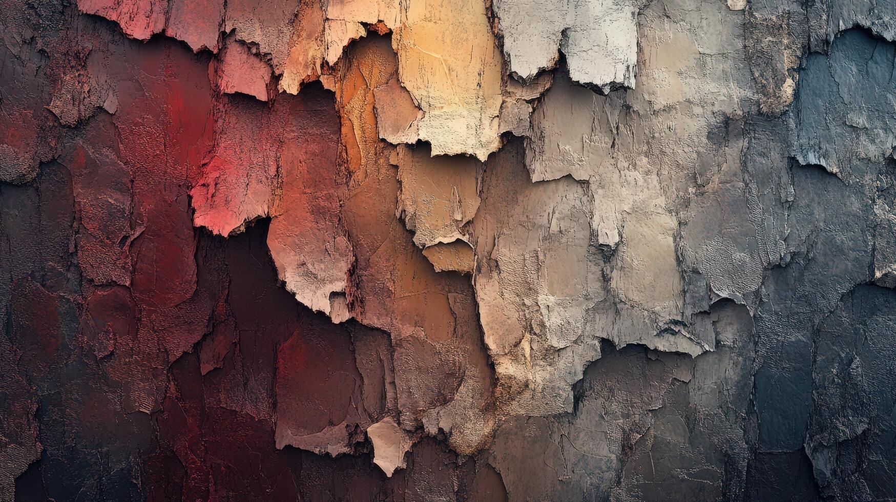 Abstract Textured Wall Art Showing Earthy Tones photo