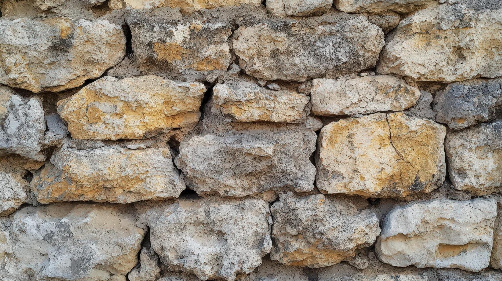 Aged Stone Wall Rustic Texture Background photo