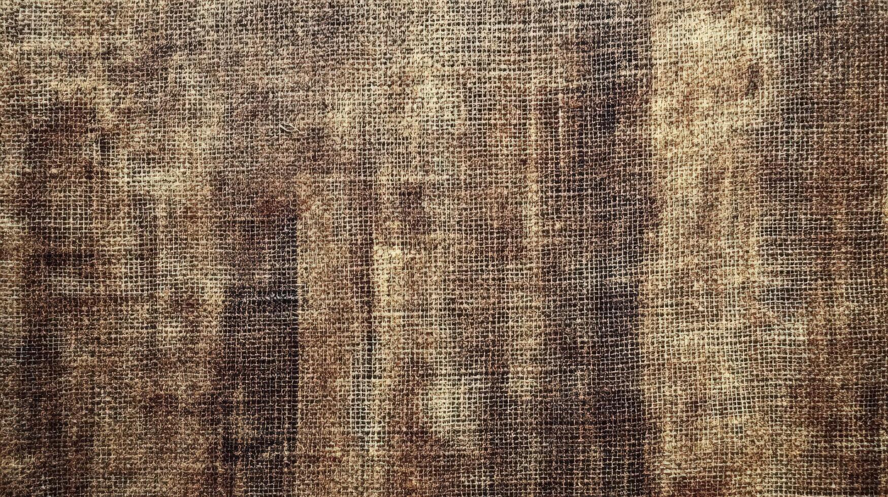 Brown Textured Burlap Fabric Background photo
