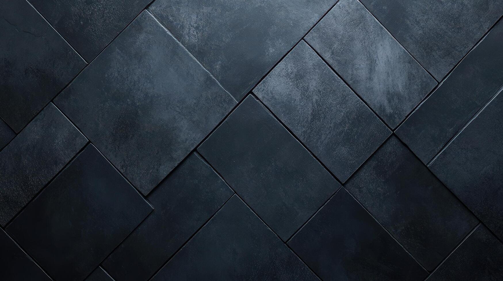 Dark Grey Tiles Arranged In A Diagonal Pattern photo