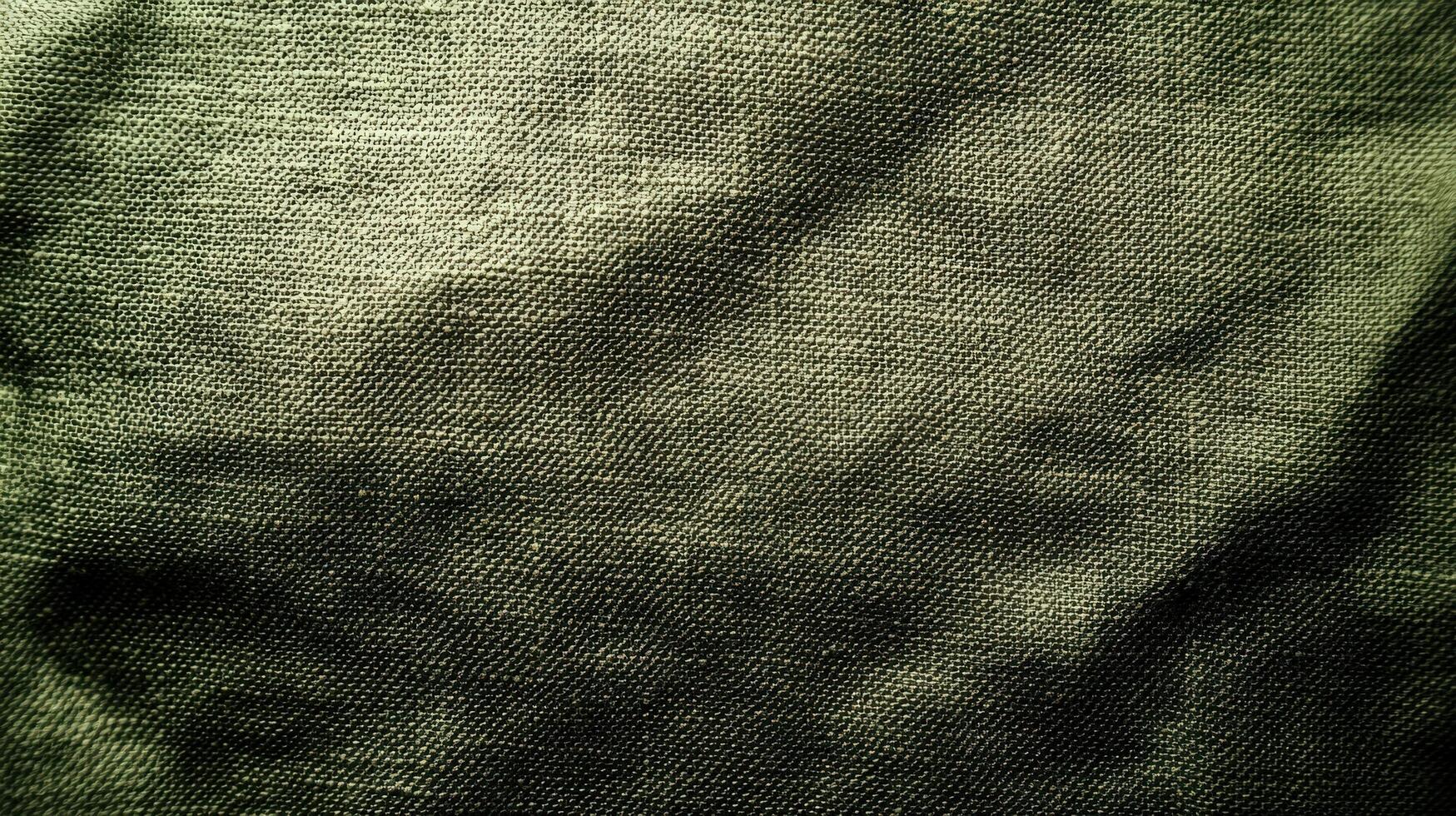 Textured Olive Green Fabric Background Image photo