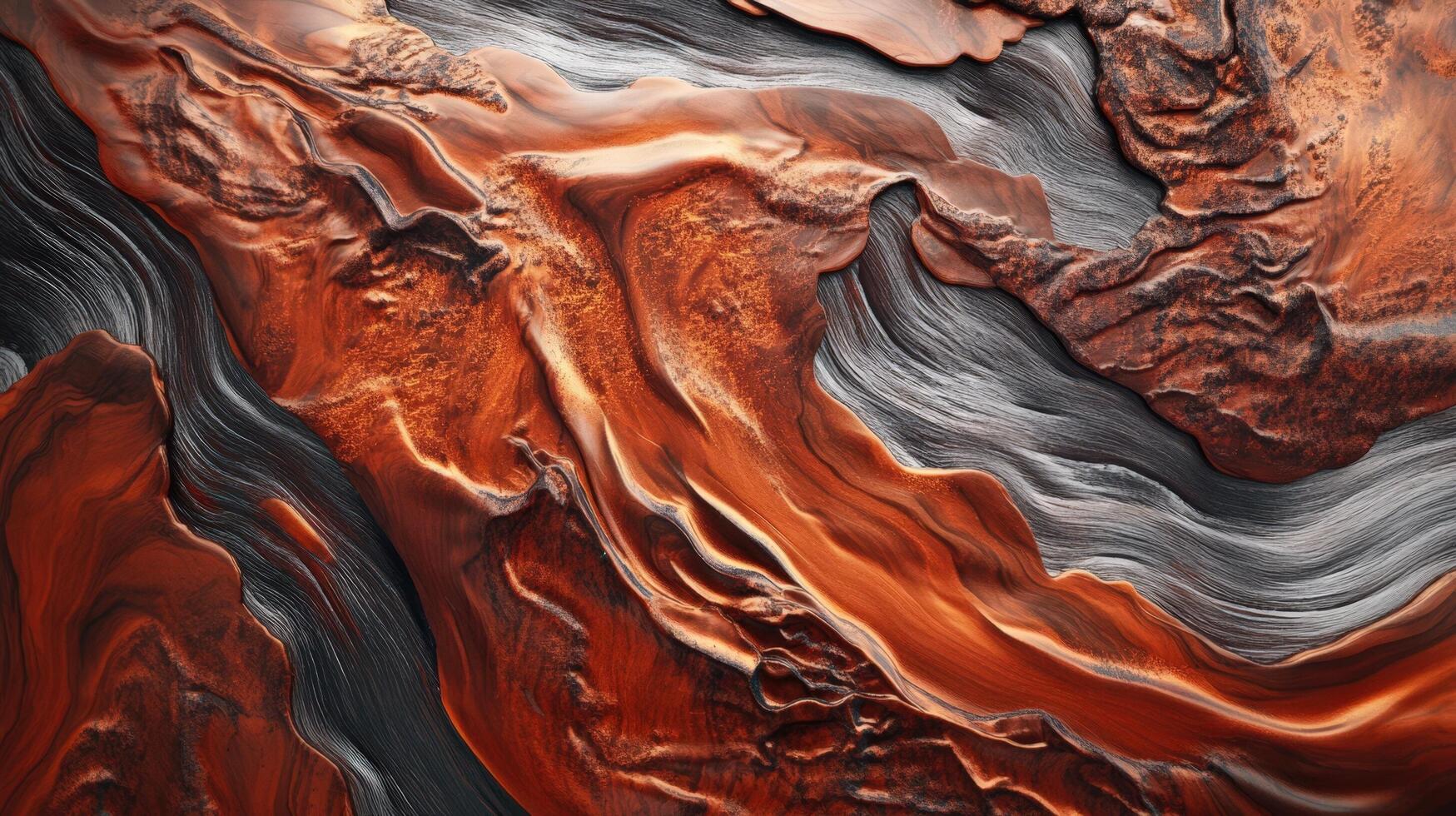 Abstract Wood Grain Texture Showing Swirling Hues photo