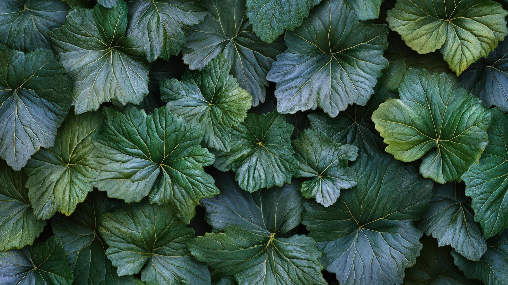 Lush Green Leaves Natural Texture Background photo