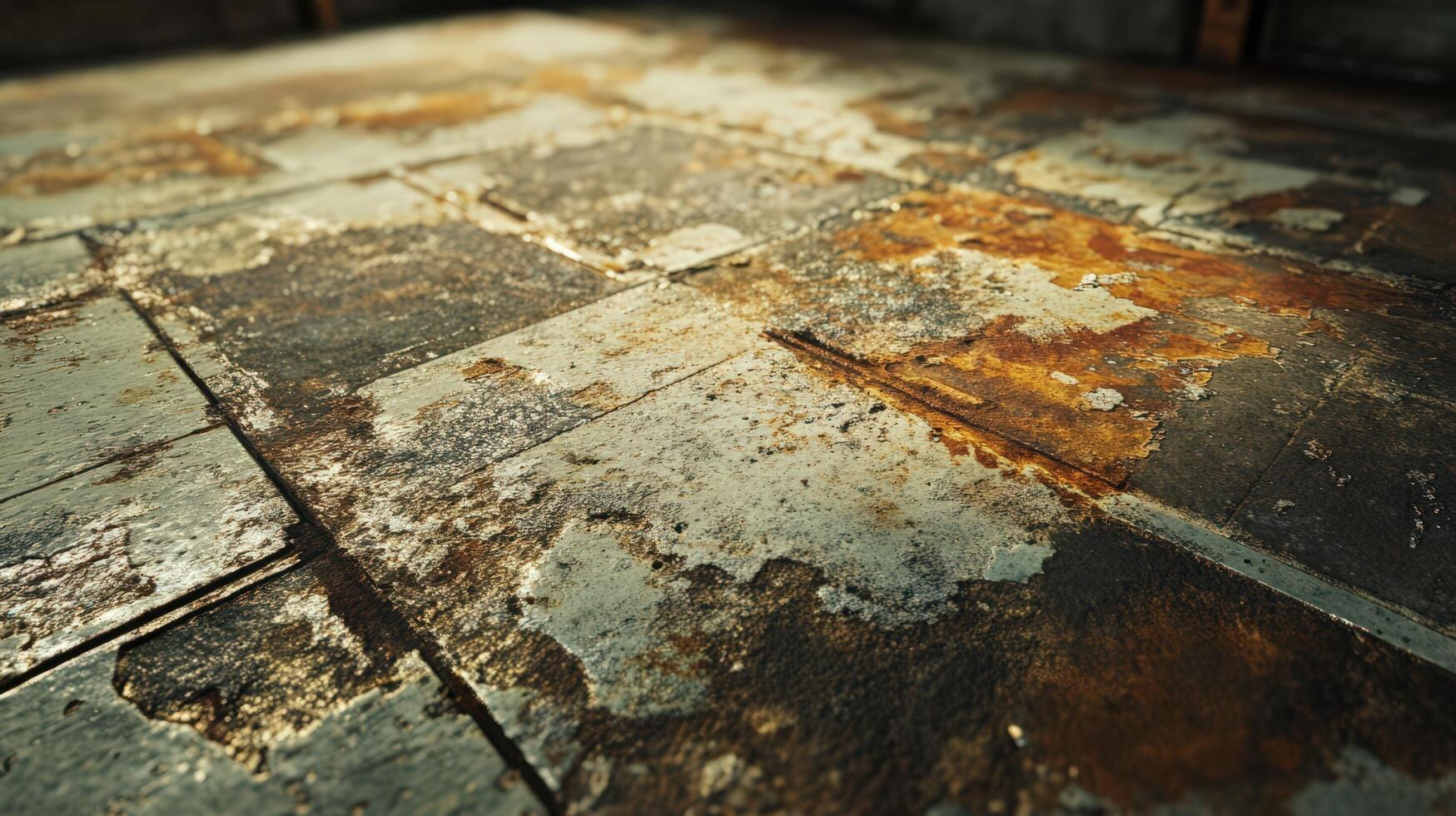 Rusted Metal Surface Showing Aged Texture and Patina photo