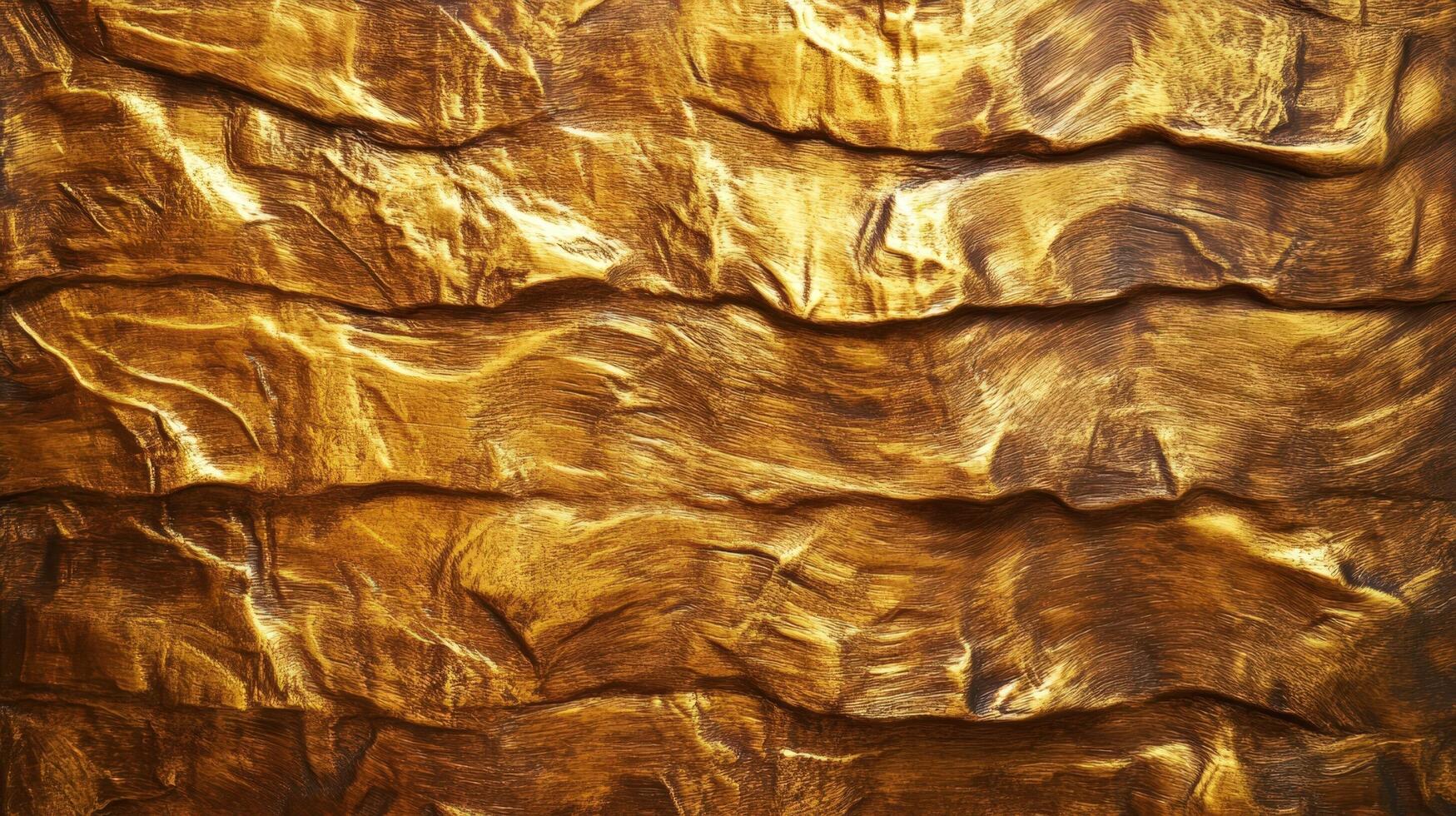 Abstract Gold Texture Background Showing Wavy Patterns photo
