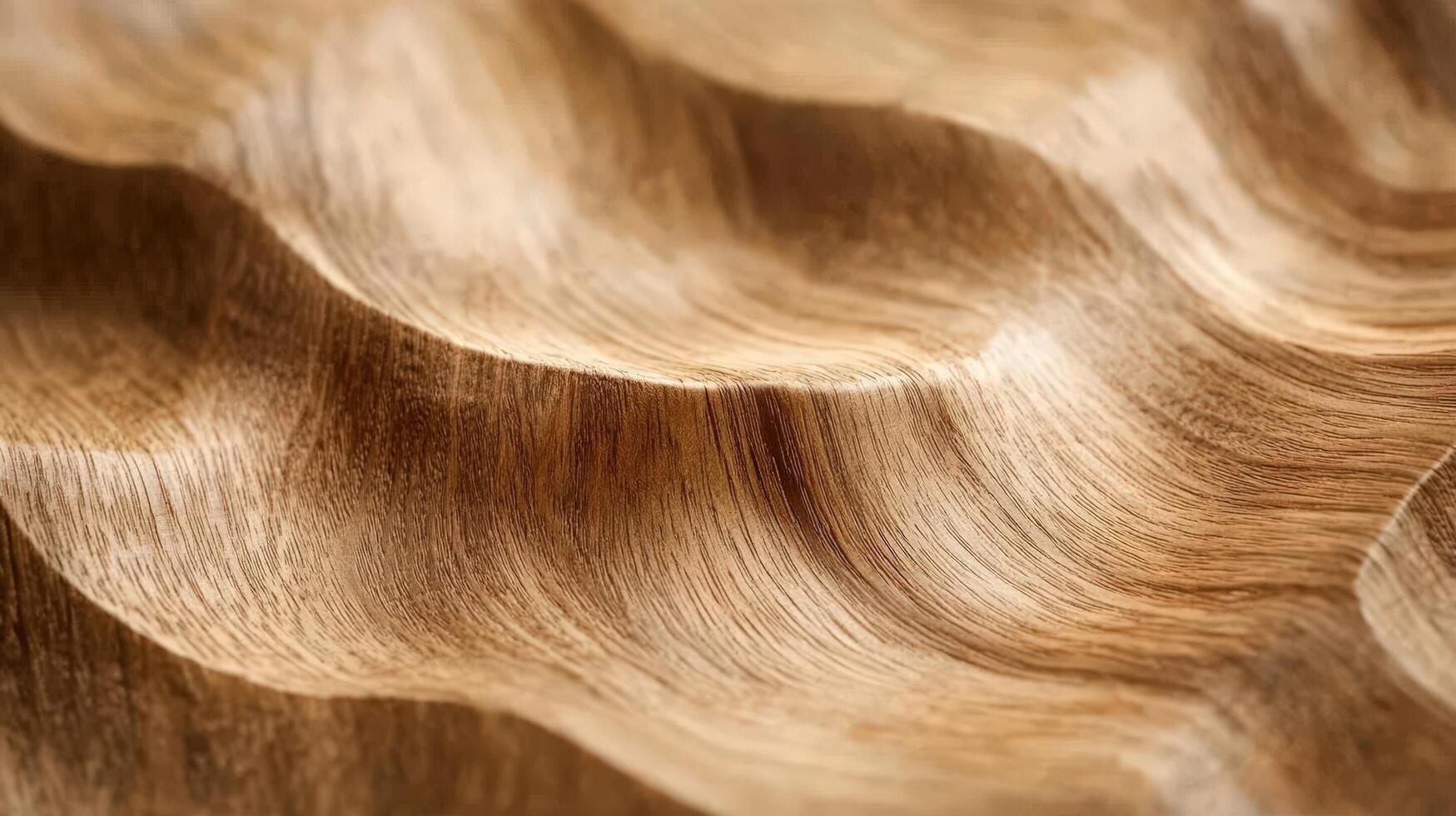 Abstract Wood Grain Texture Showing Undulating Waves photo