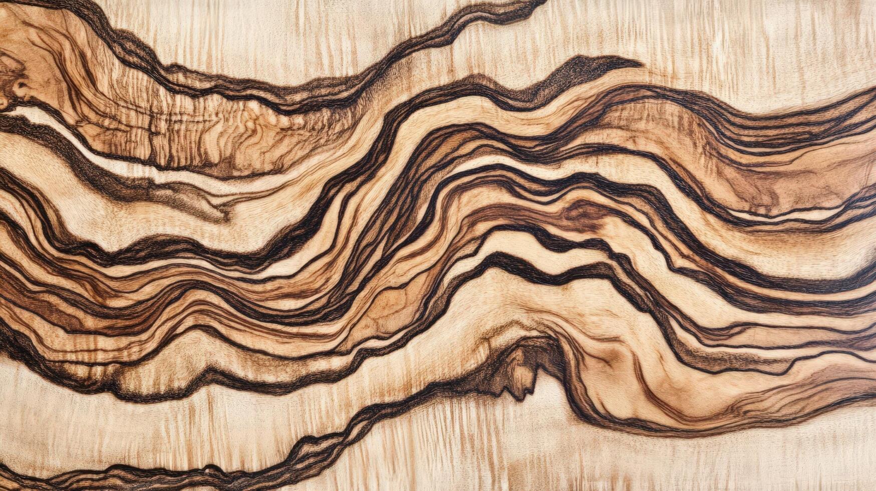 Abstract Wood Grain Swirling Pattern Texture photo