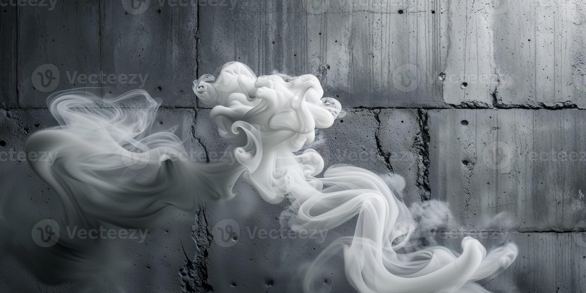 Abstract Monochromatic Smoke and Concrete Texture photo