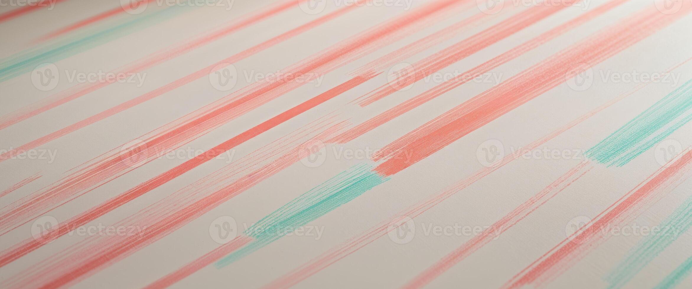 Pencil strokes create a textured grid of pastel coral and turquoise hues on a soft canvas photo