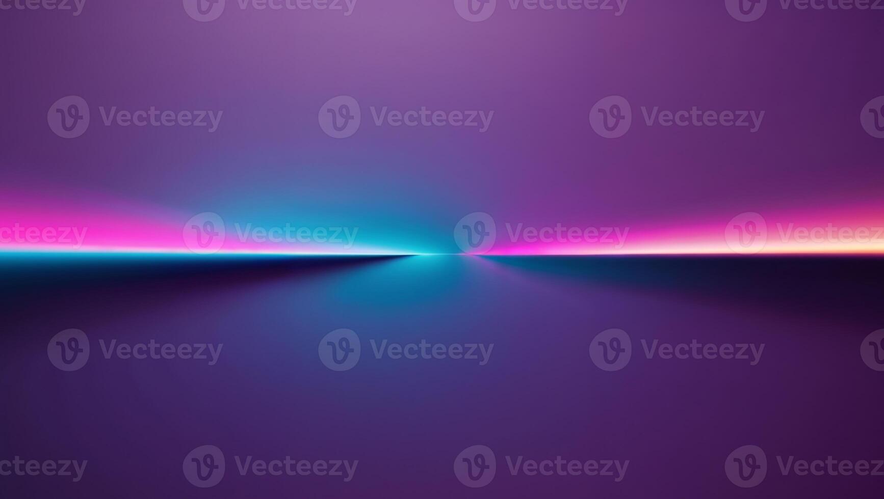 A futuristic gradient effect on a purple solid background. photo