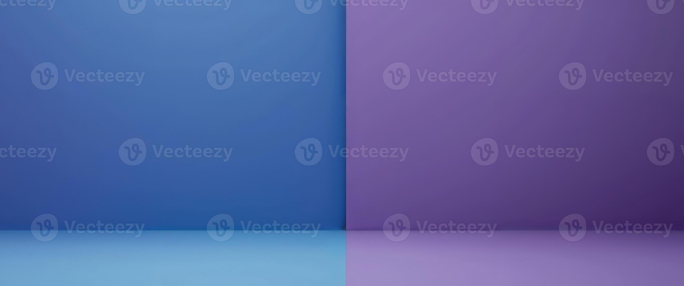 Blue and purple background with a line in the middle. photo