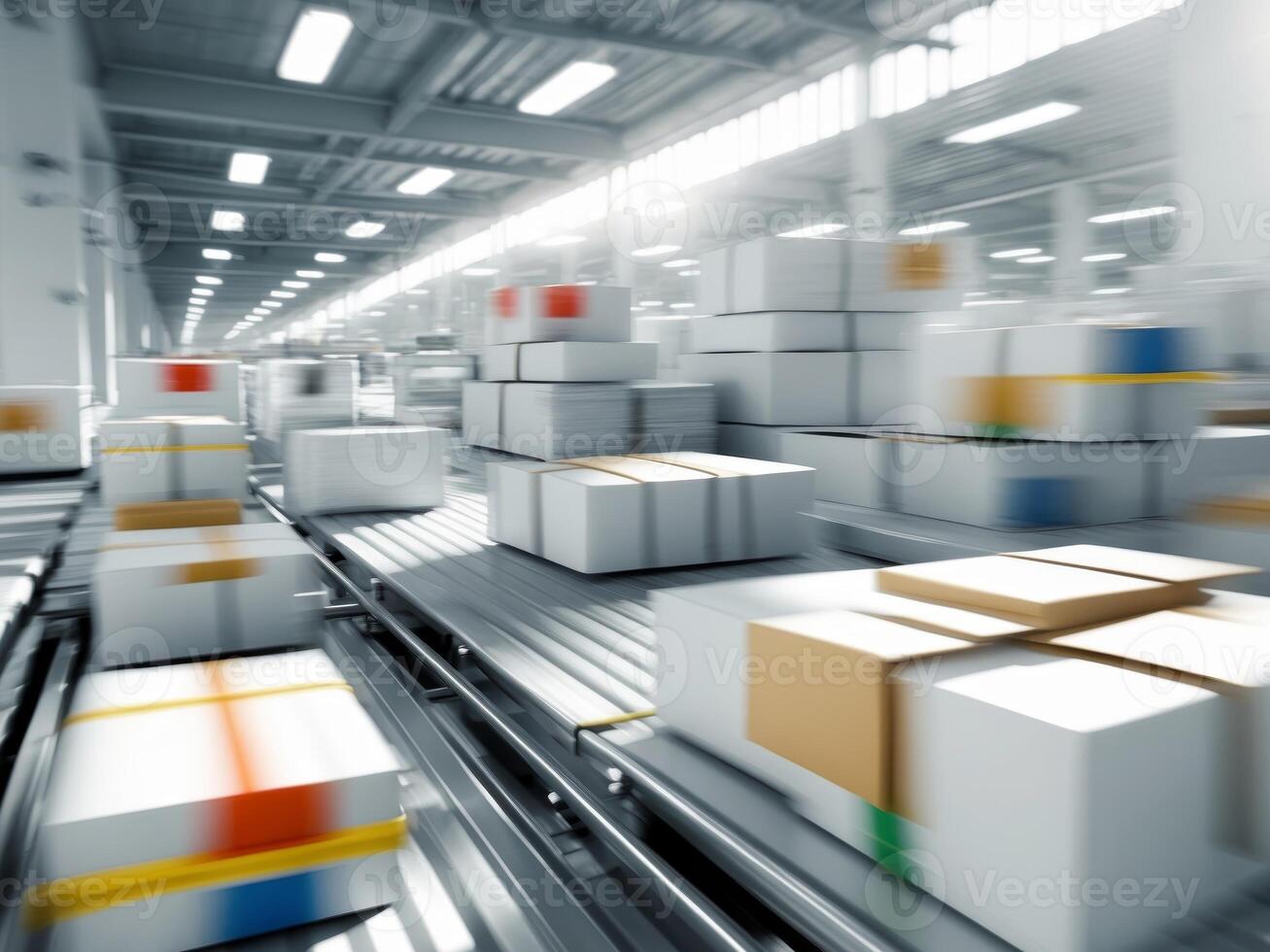 Dynamic Motion of Packages in a Modern Warehouse Distribution Center photo