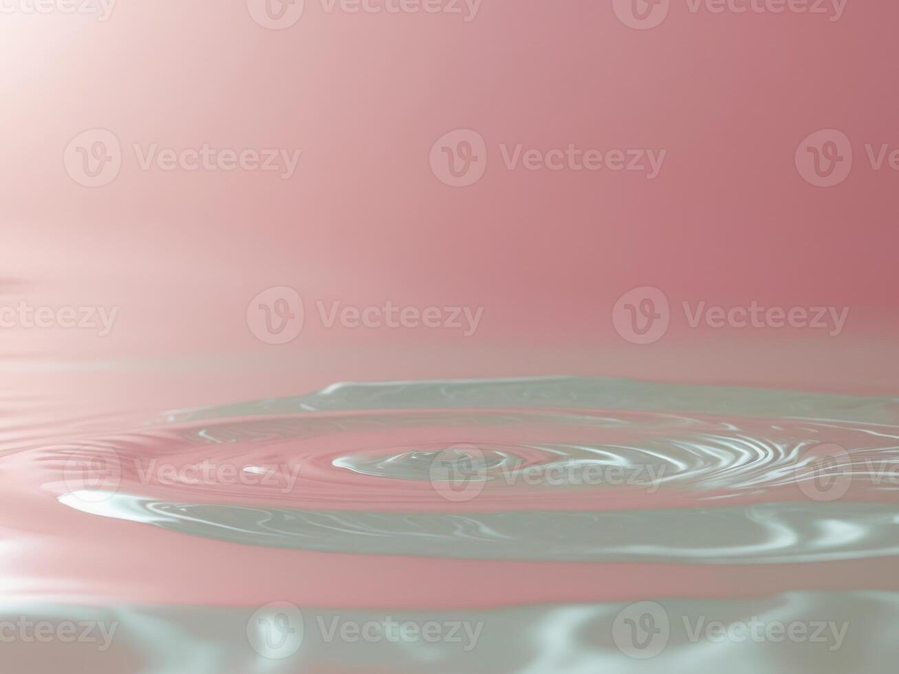 A pink and white background with a ripple in the water photo