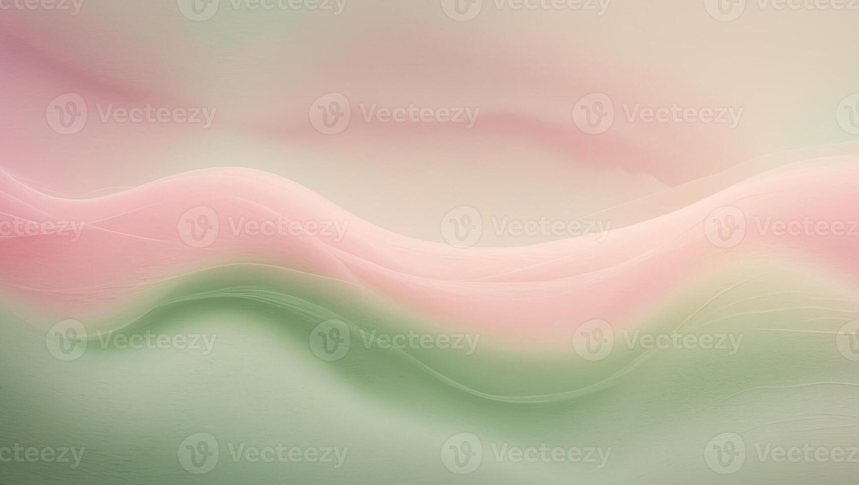 Abstract background with pink and green waves photo