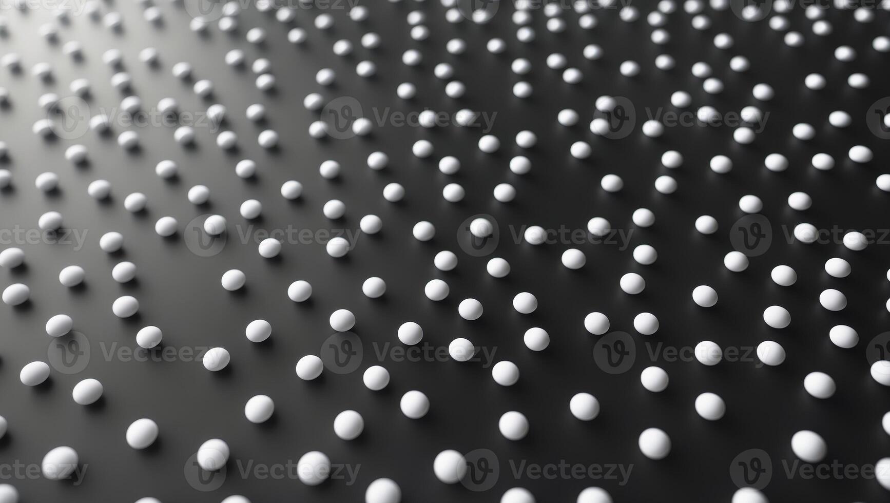 A black background with a lot of white dots. photo