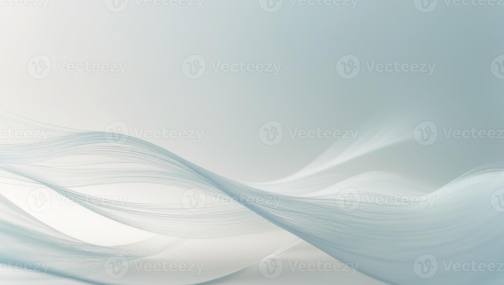 Abstract background with white waves photo