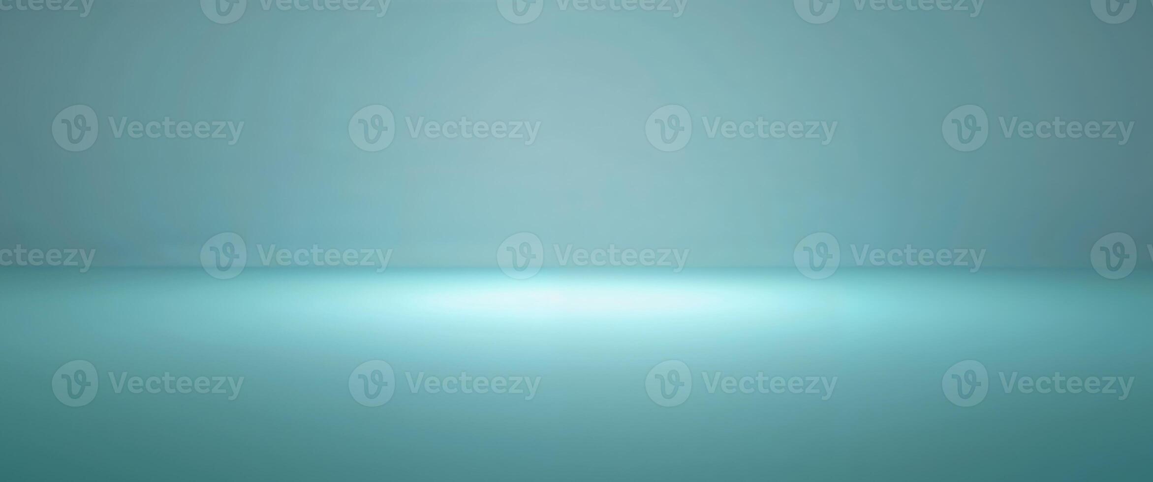 Soft Teal to Sky Blue Gradient Lighting Effect. photo