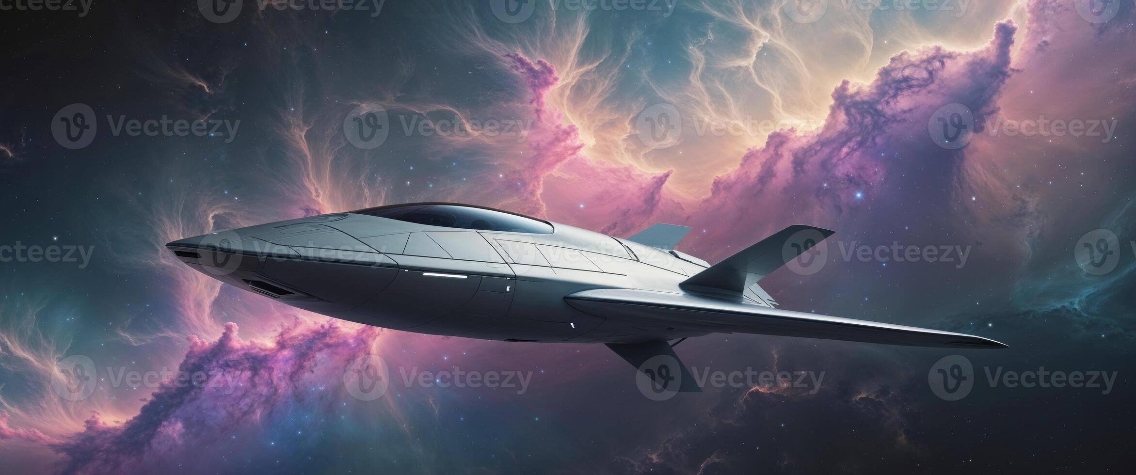 Space shuttle in space, 3d rendering, space flight, space exploration, space exploration concept, photo
