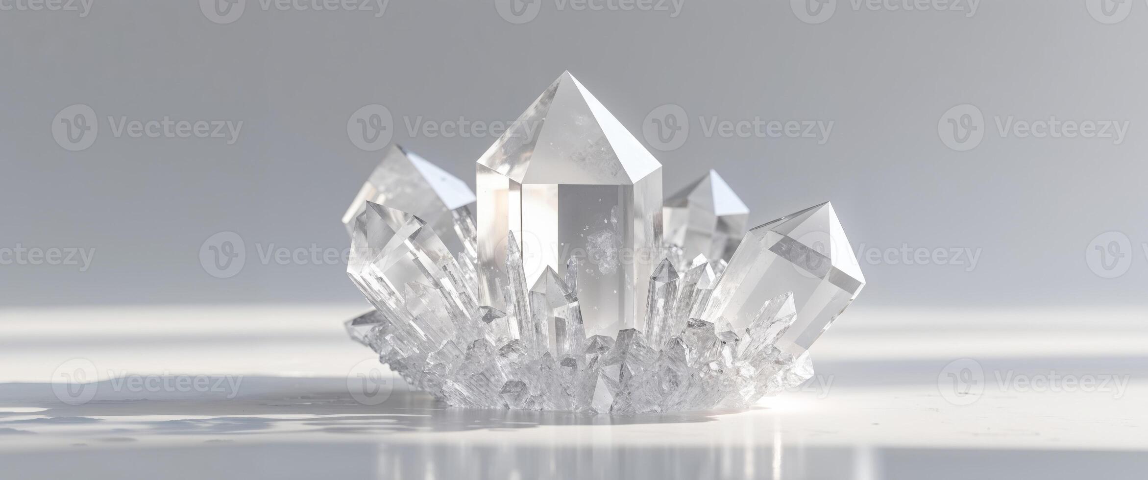 Crystal Texture Faceted Scene with Texture with Glow photo