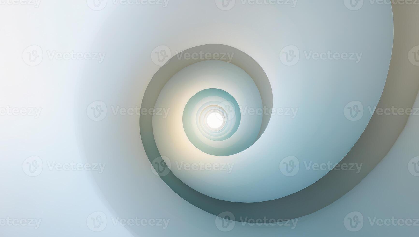Abstract soft gradient spiral design for contemporary home decor. photo