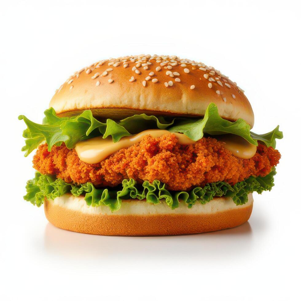 A delicious cheeseburger. nugget photo