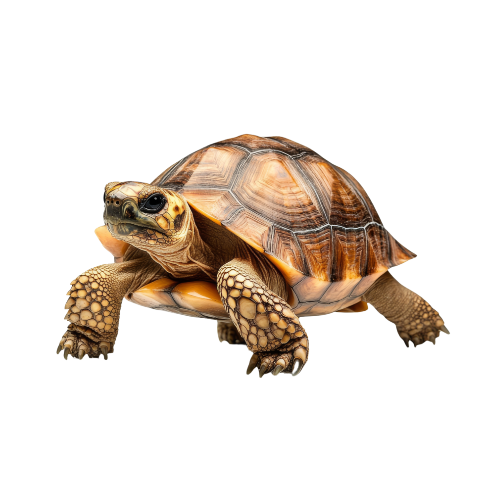 Realistic Close-Up of a Beautiful Land Turtle Shell png