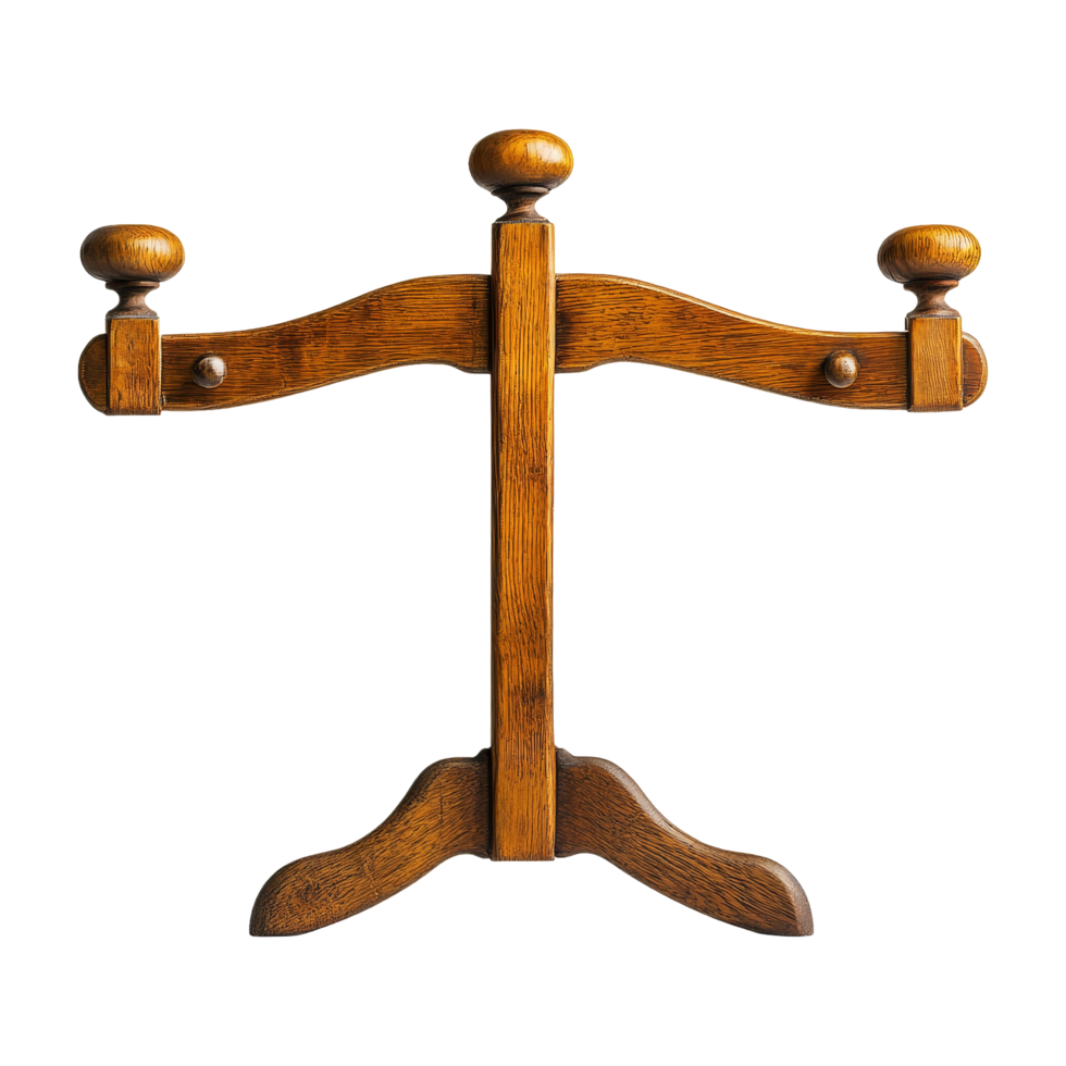 Crafting wooden display stand workshop product photography png