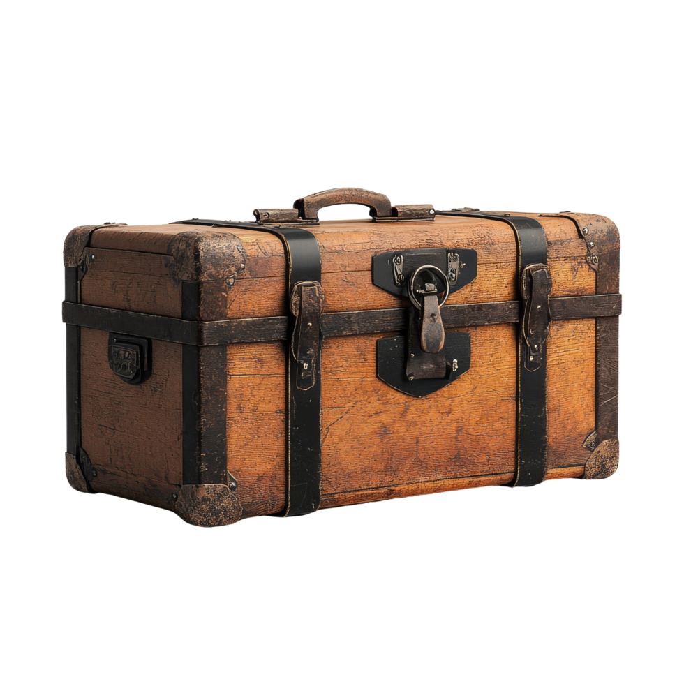 Exploring vintage suitcases travel photography studio detail png