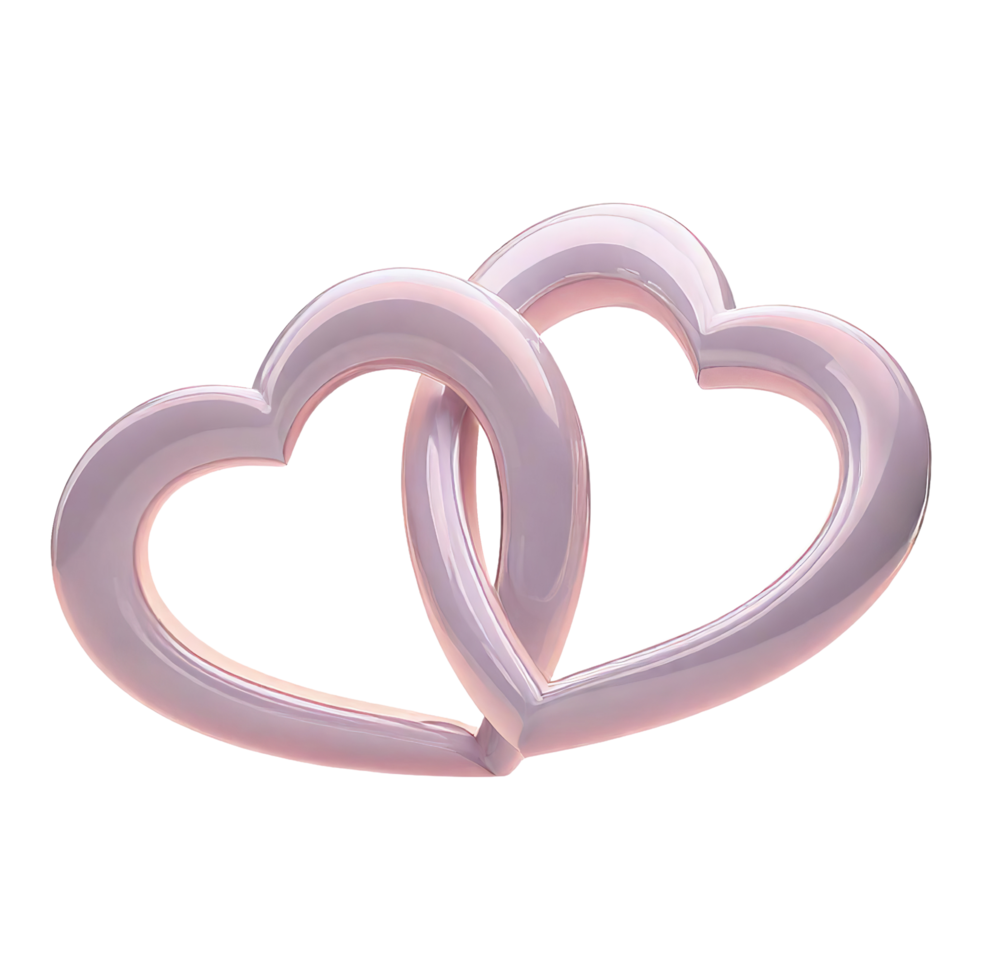 Romantic art close-up connection in digital format png